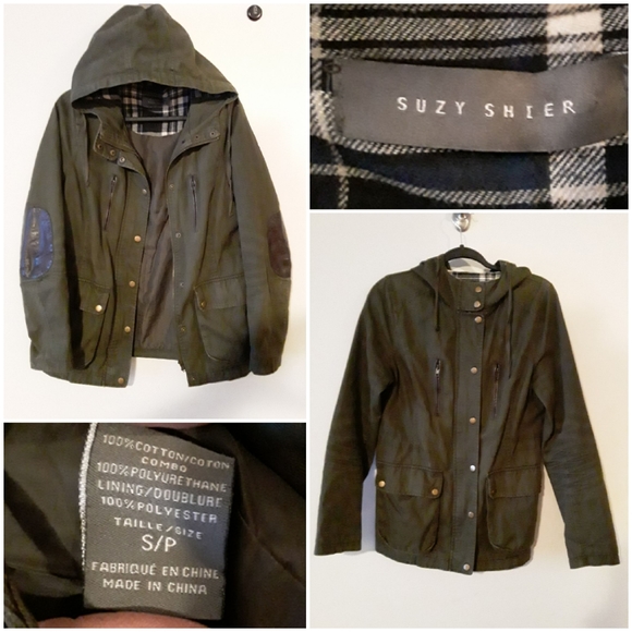 Suzy Shier Women's Army/Bomber/Utility Type Jacket - Picture 1 of 16